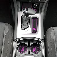Vista 5 de Accesorios para Dodge Charger 2015-2023 Insertos antipolvo, forros de bolsillo de puerta, alfombrillas de consola central, juego de 22 piezas