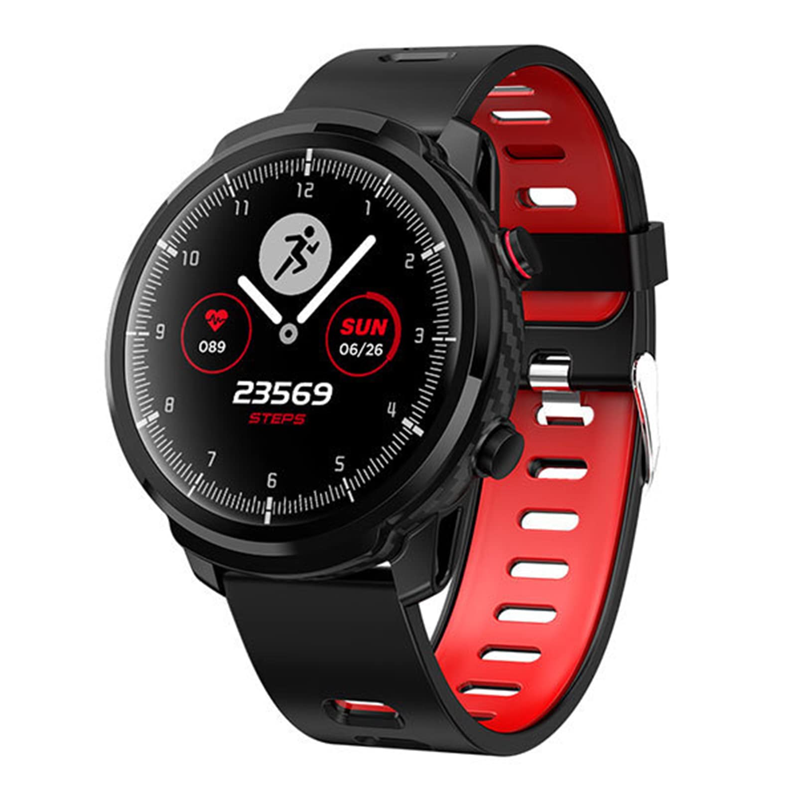 Reloj Inteligente De Moda para Hombre Y Mujer. Pulsera Impermeable con Pantalla Táctil De 1.3 ". Rastreador De Actividad Física con Frecuencia Cardíaca, Presión Arterial.