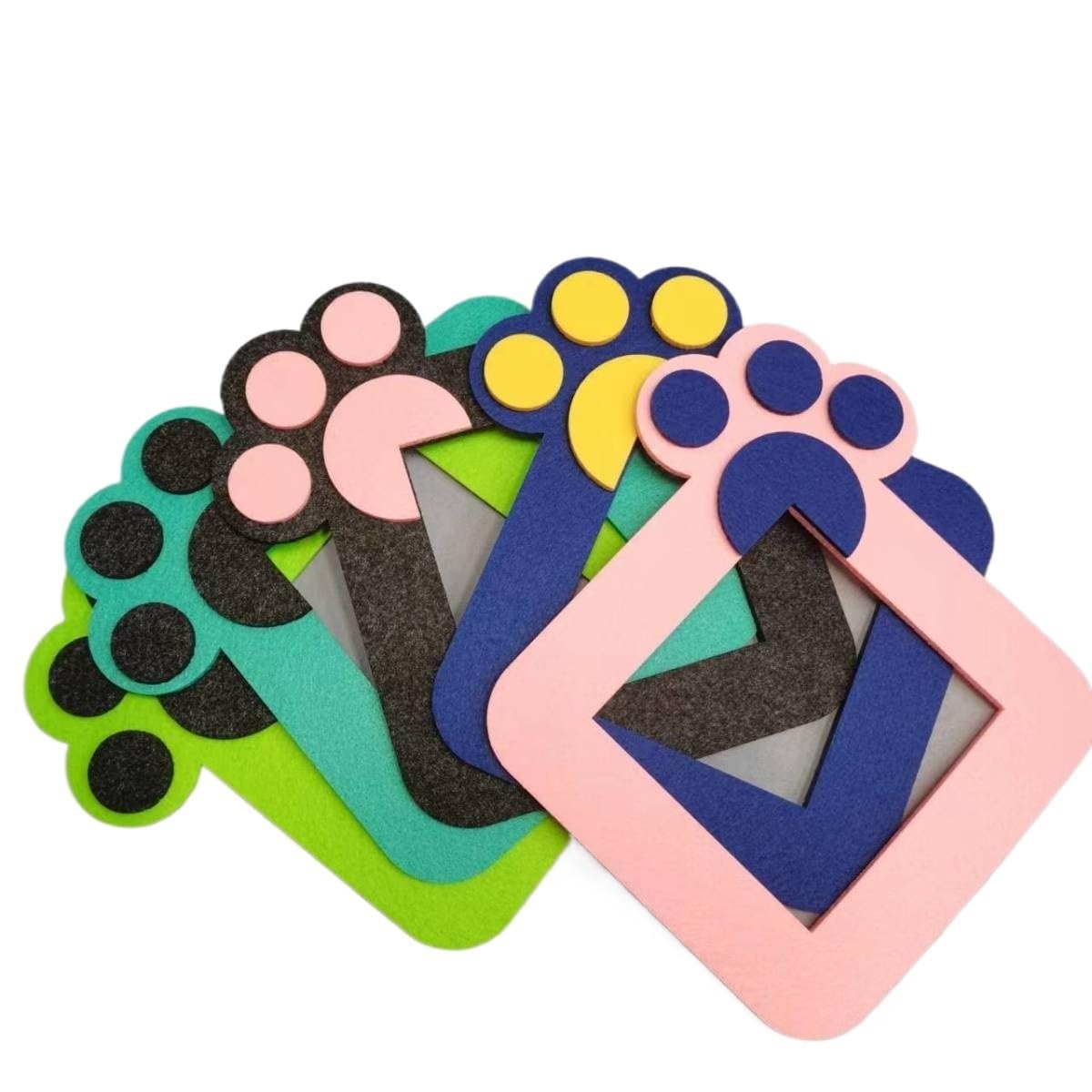 Autocollant de commutateur en feutre mignon pour chambre d'enfant lot de 5