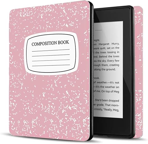 Miniatura 15 de TNP - Funda para Kindle Paperwhite 10ª generación/10 generación 2018, funda inteligente delgada y ligera con encendido automático de reposo, Rosa