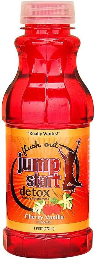 Jump Start Flush Out Detox 16 Fl Oz Cherry Vanilla. Best Detox Guarenteed!!! With BB Trade Mark Sticker
