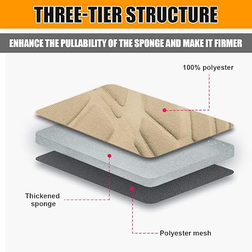 Miniatura 3 de Fundas de asiento delantero de automóvil, 2 protectores de asiento de cubo de poliéster, suaves y transpirables, cojines deportivos de alta calidad,