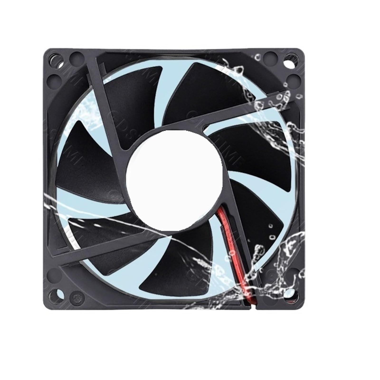 JJKKOZVQF 1PCS DC 12V Waterproof Humidifier Refrigeration Cooler 60/80/120mm(2pcs,12032 S IP55 Blower)