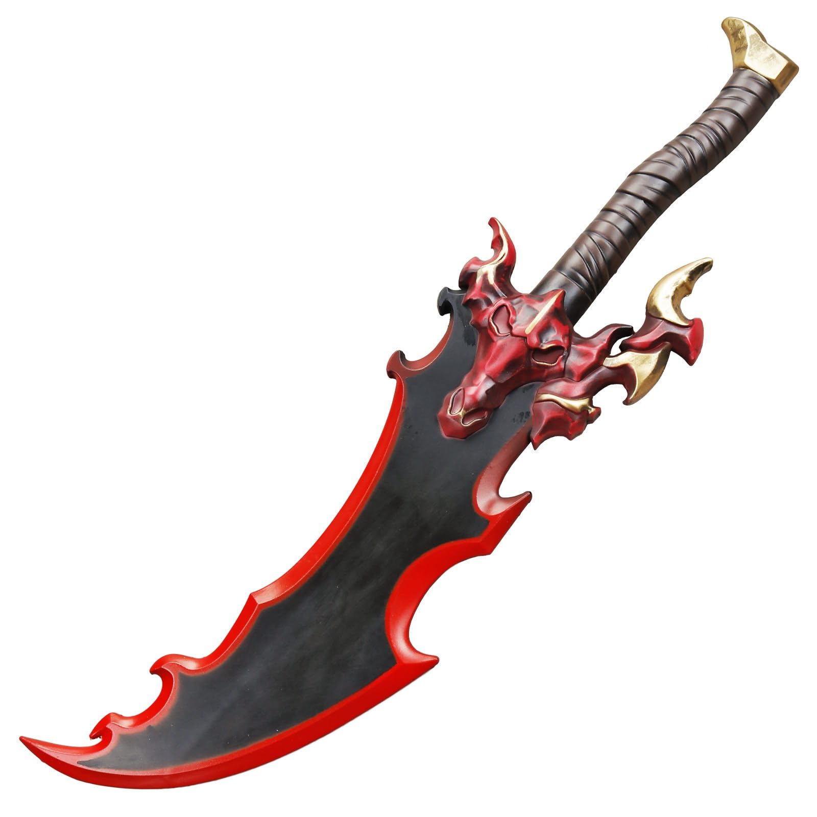 24" Kasaka Knight Dagger Solo Foam Replica Anime Cosplay Prop Halloween Costume Red