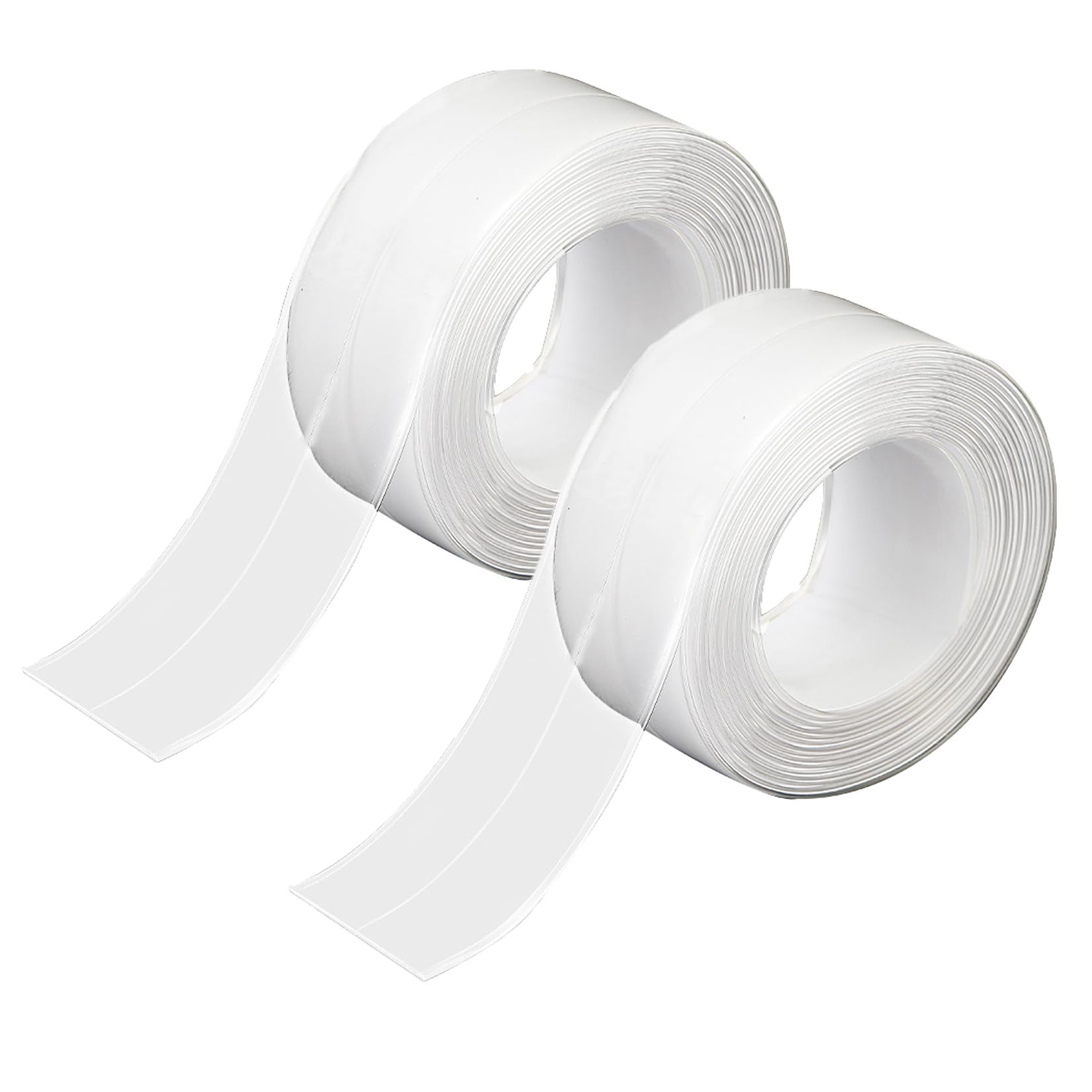 Traditional Caulking Replacement - Caulk Tape Waterproof Self Adhesive for Toilet, Bathroom, Bathtub & Floor Wall Edge Protection