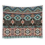 AMFD Aztec Tapestry Retro Southwestern Native American Ethnic Abstract Geometric Tribal Navajo Vintage Boho Home Decor Wall Hanging Art Thumb #1