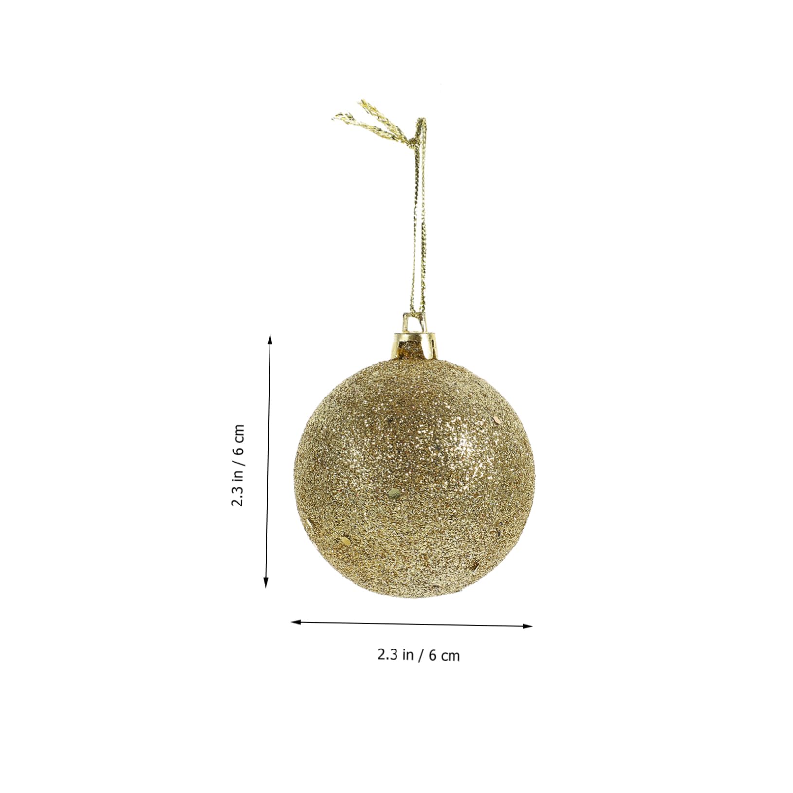 IMIKEYA 100pièces Boîte de Décorations de Noël Suspendues pour Sapin de Noël Pendentifs Décoratifs pour Arbre