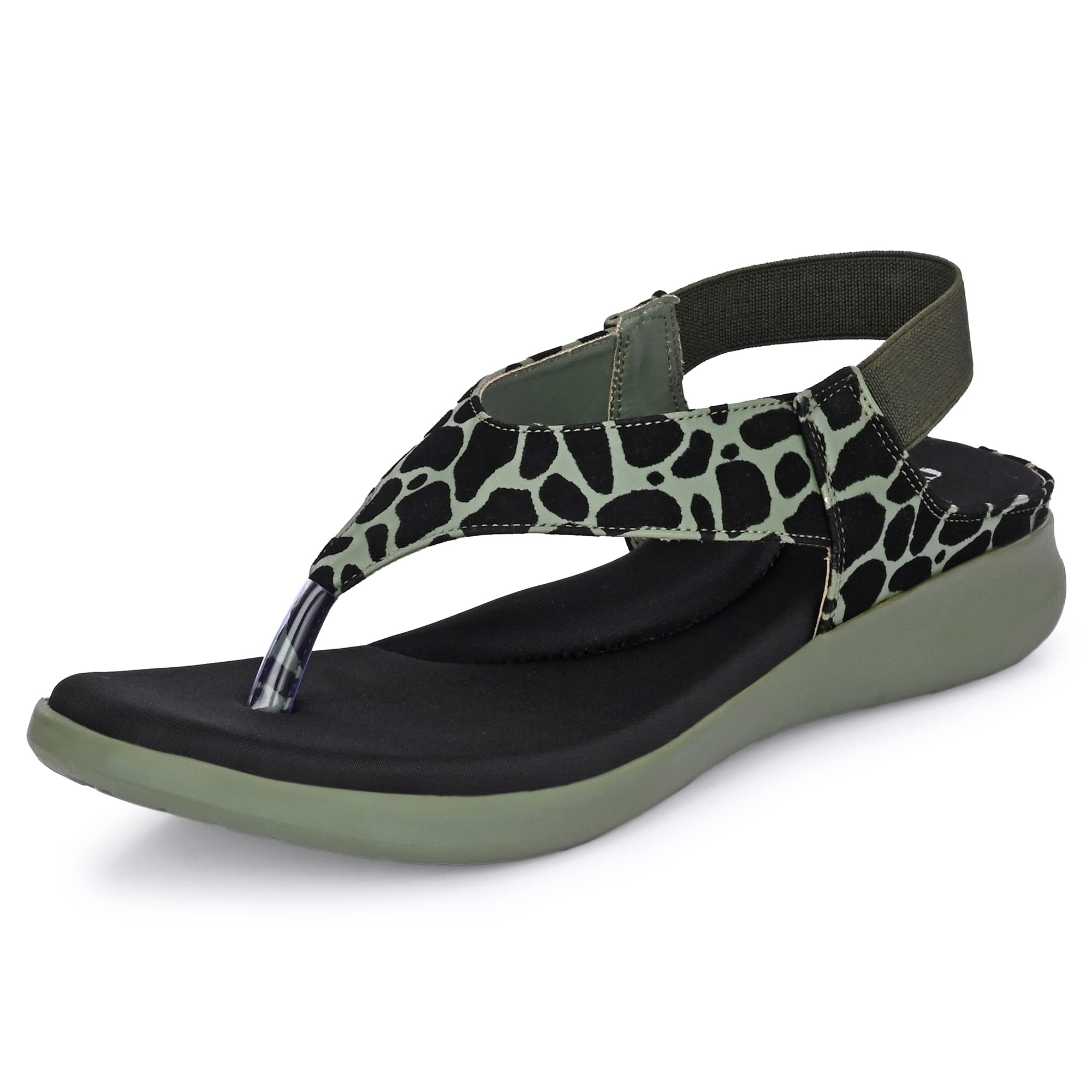 Centrino Womens 2853 Green Thong Comfortable Ortho Care Ladies | Fashion Wear Sandal & Chappal | Soft Cushioned for More Comfort-6 Kids UK (2853-4) (B0BTZ5P3CF) Amazon Price History, Amazon Price Tracker