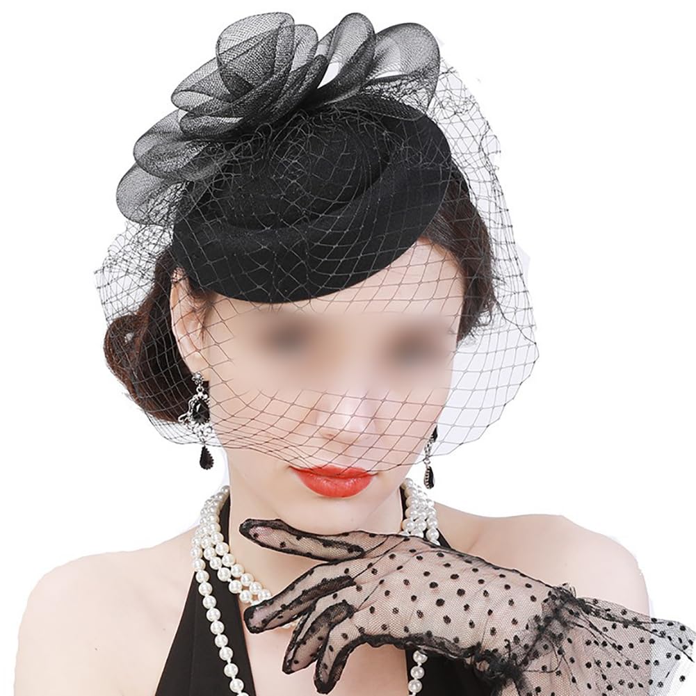 Guantes De Encaje Cortos Para Mujer, De Nailon Con Patrón Floral, Ideales Para Bodas, Fiestas De Té, Ópera Y Graduación
