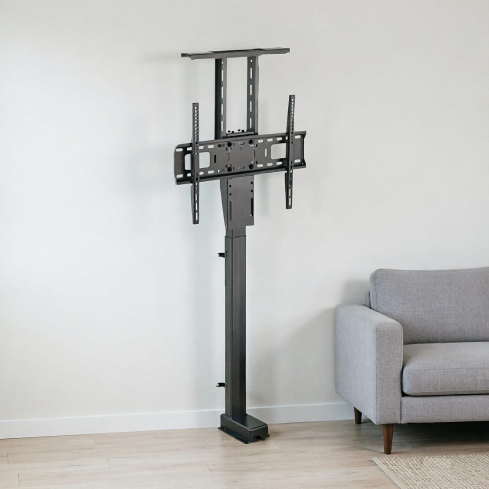 Soporte Ajustable para TV – Elevador Eléctrico para TV – Soporte Motorizado con Mando A Distancia, Ocultable En Un Mueble, Capacidad De hasta 60 Kg(For TV 42-70in Lifting 710-1610mm)