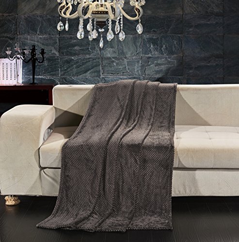 DecoKing Henry knuffeldeken van 70 x 150 cm, grafiet, deken, microvezel, woondeken, sprei, fleece, zacht, behaaglijk… - Image 6