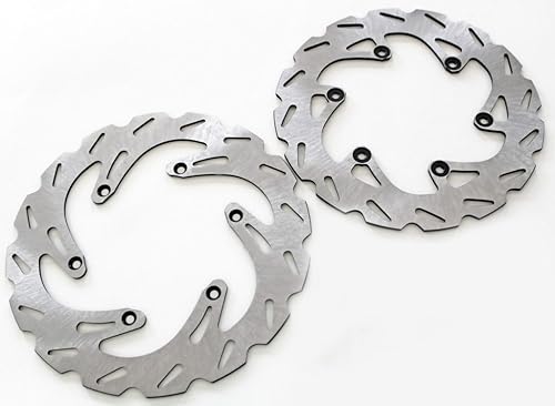 Brake Rotor Discs fits Yamaha WR250F 2001 Front and Rear RipTide Stainless Steel