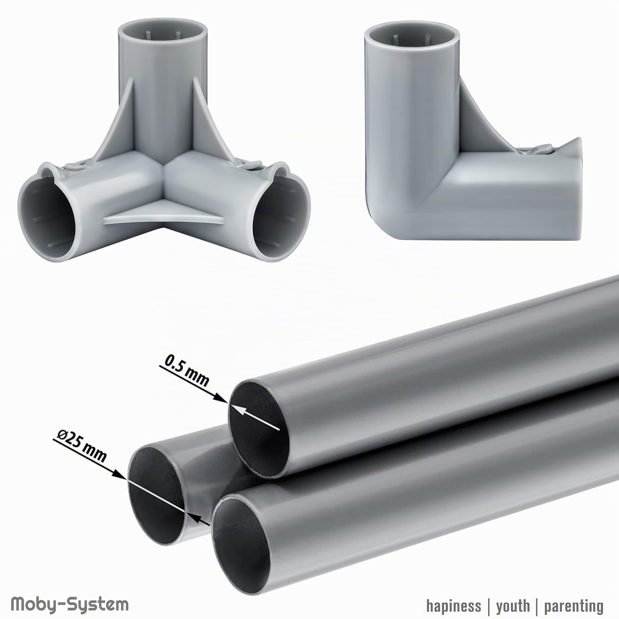 Moby-System Stylo pour bébé, centre d'activités pour enfants, avec base antidérapante, stable, protection imperméable à l'eau, sac de transport, 200x160cm, gris