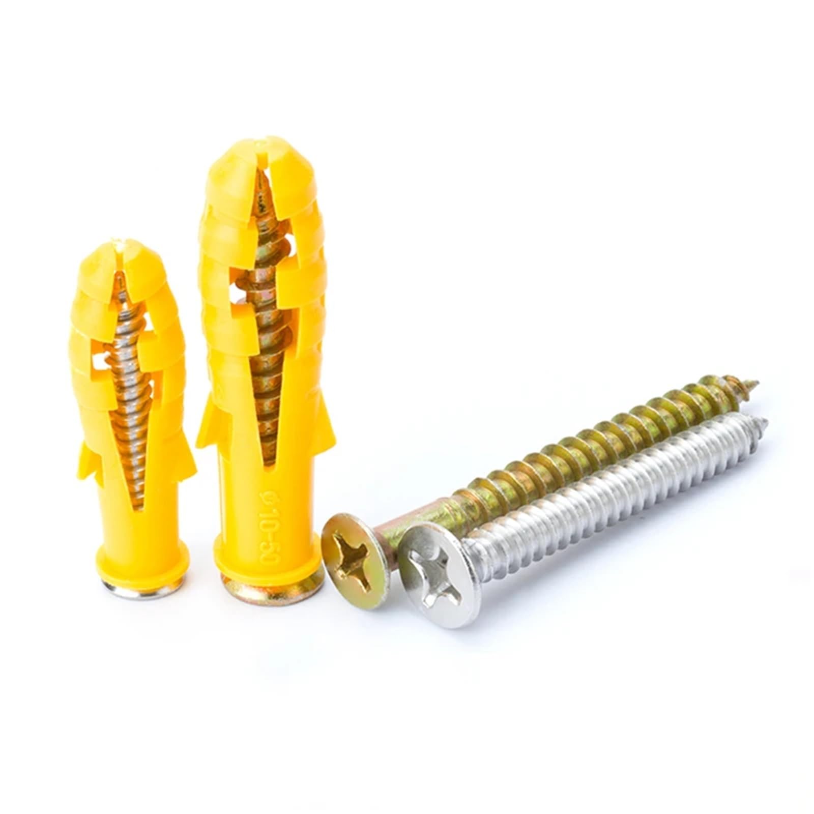 Anclajes de pared tubo tornillo metal ABS PE