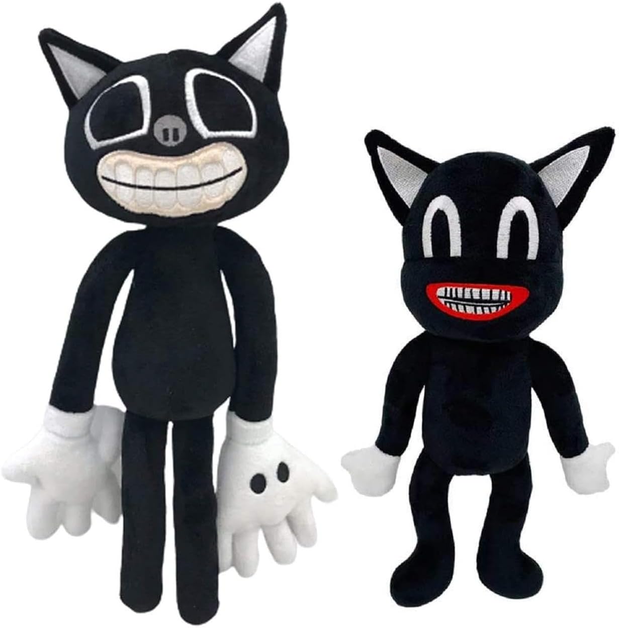 Siren Head Cartoon Dog Cat Rabbit Plush Toys Halloween Christmas Horror Plush Toy for Home Party Gift Birthday Toy (Cat)
