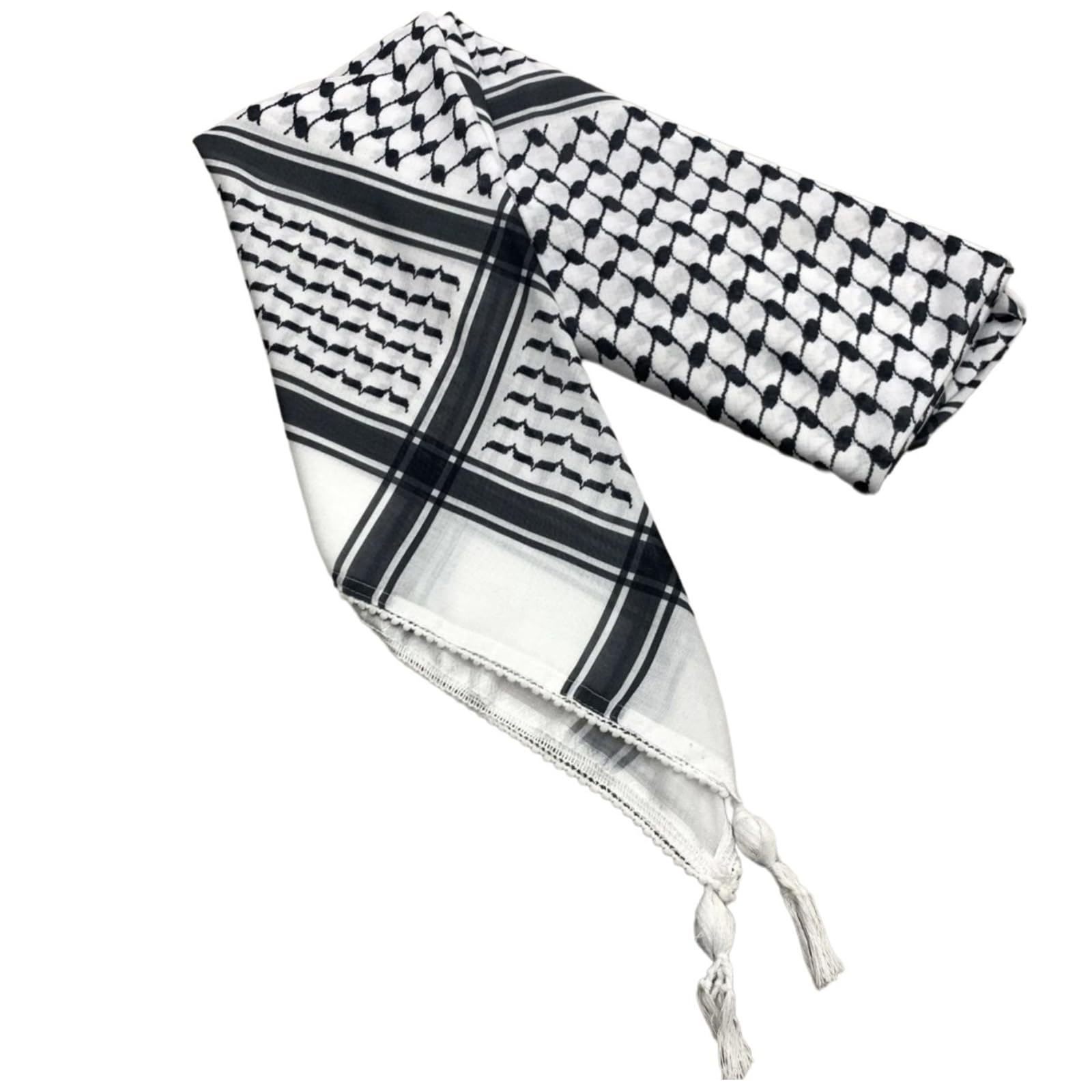Large Scarf Shawl Hijab Suitable for Various Outdoor Activity and Daily Wear for Casual and Sports Activity Palestinian Keffiyeh Hair Bandana