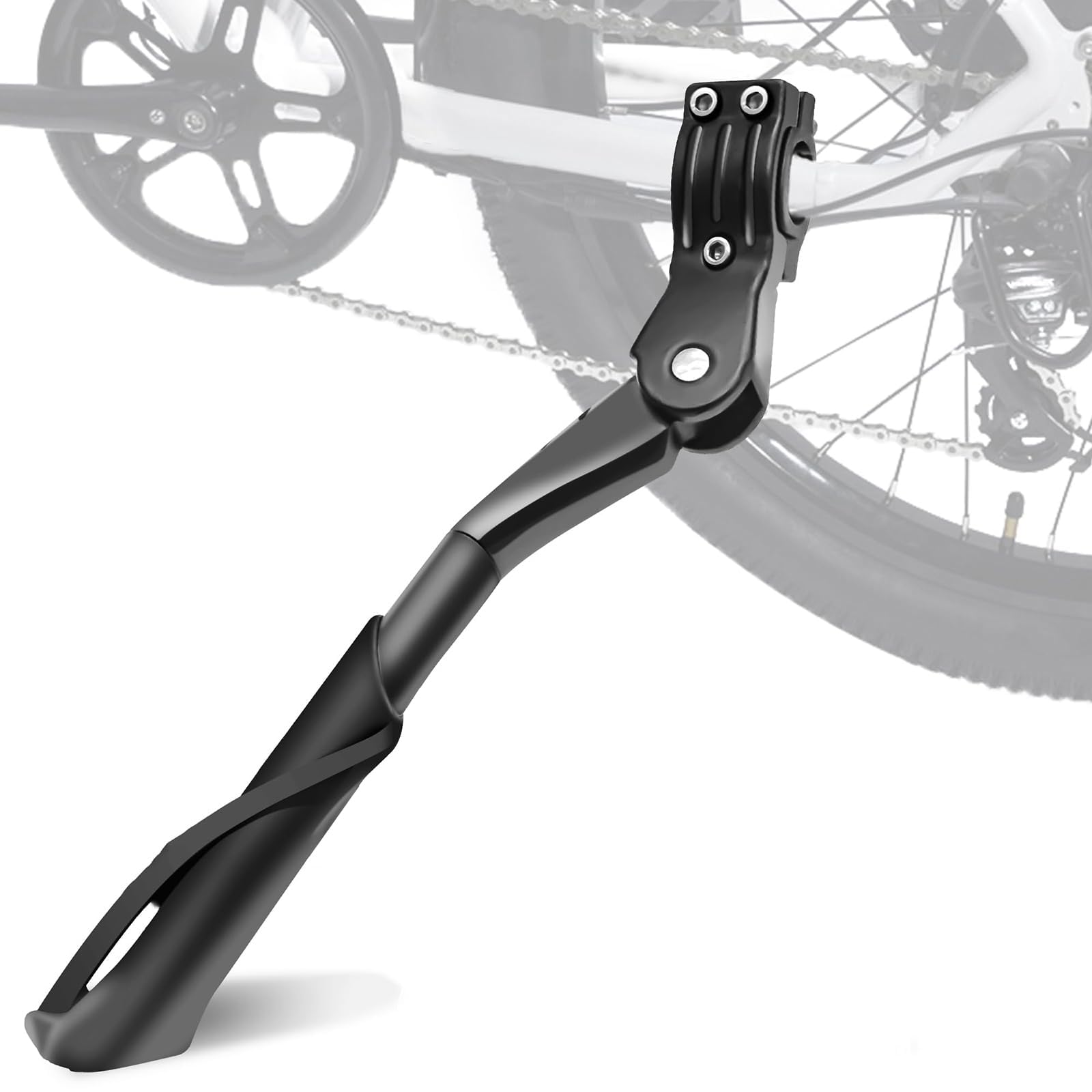 Adjustable Bike Kickstand for Boardman HYB 8.9 / MTX 9.0 / MTX 9.2 URB 8.6/URB 8.8 2021-, Rear Side Bike Stand Replacement Aluminium Alloy Anti-Slip,B 24-29 inches