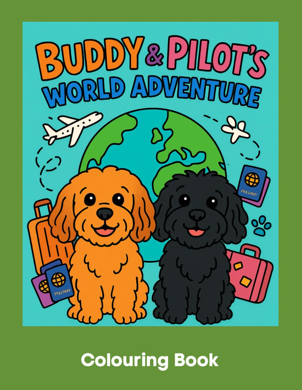 Buddy & Pilot's World Adventure: Colouring Book (The Adventures of Buddy & Pilot)