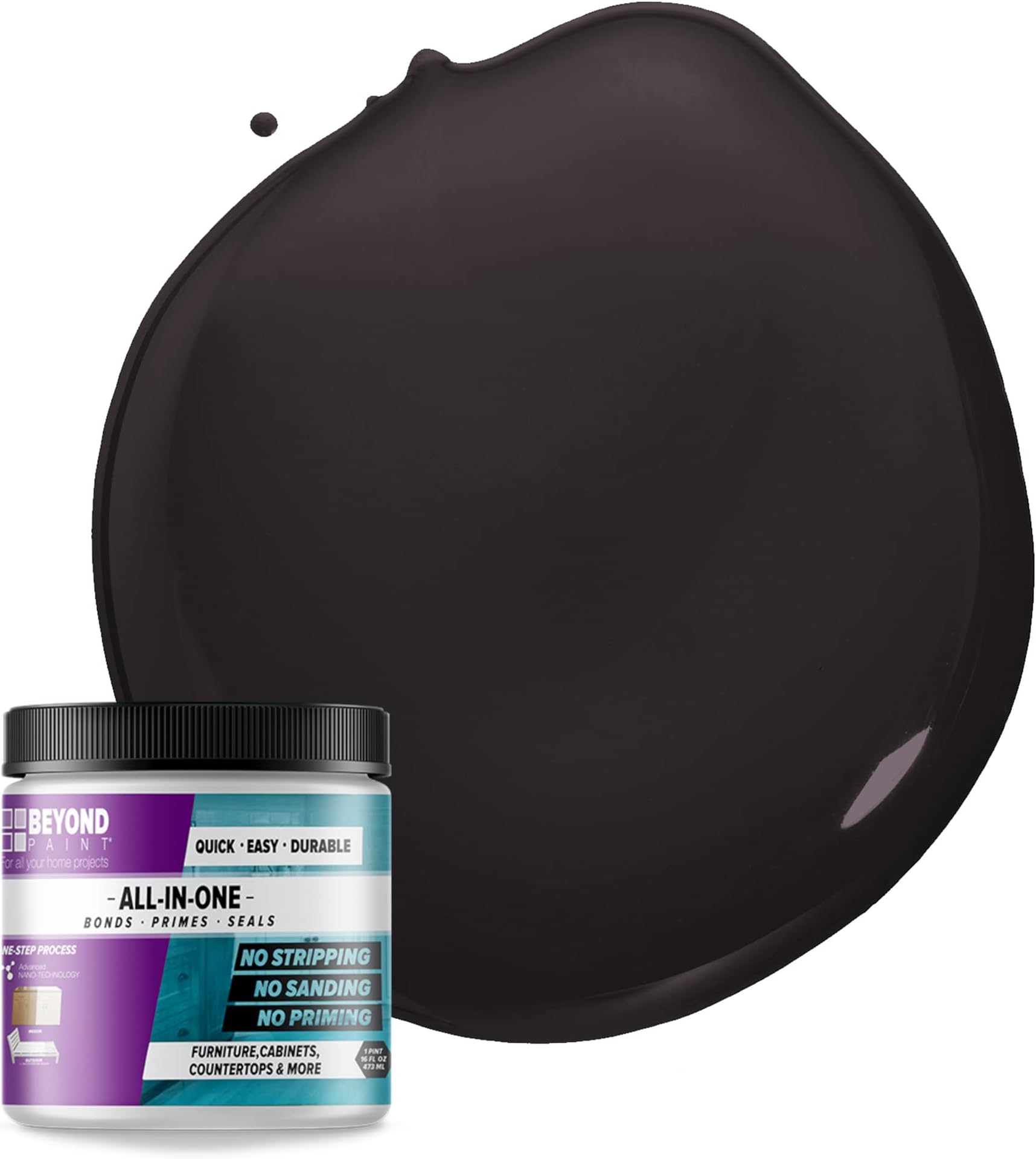 Beyond Paint Countertop Paint - Pint - Color: Charcoal - No Stripping, No Sanding, No Priming