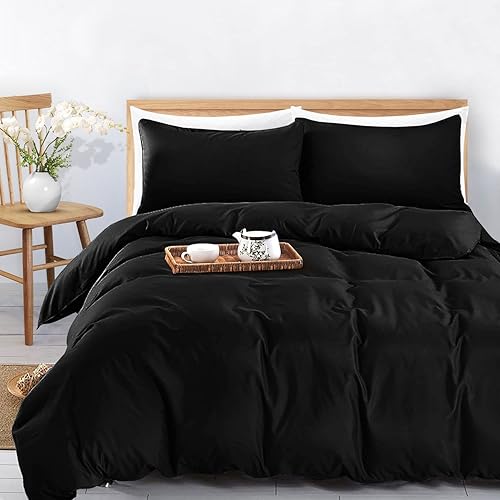 Miniatura 2 de MOONLIGHT20015 Juego de funda nórdica (negro, King)