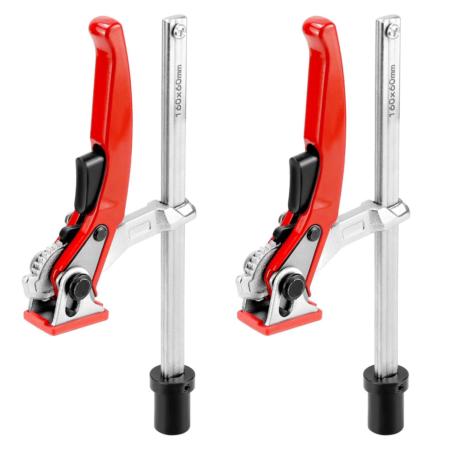 QWORK® Elément de serrage ø20, plage de serrage 160, profondeur de gorge 60, pour tables multifonctions