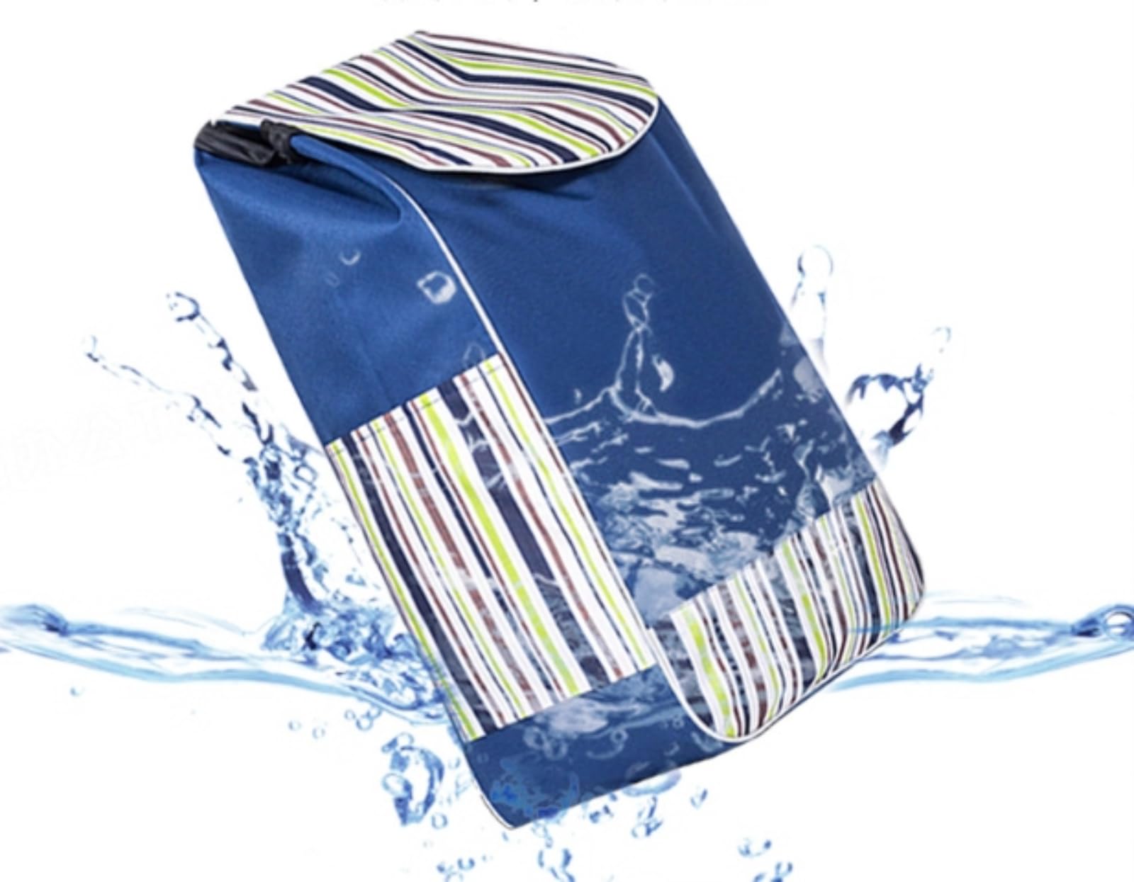 Borsa Per Carrello Della Spesa In Tessuto Oxford - Impermeabile 40L, 56x32x20 Cm - Foto 9