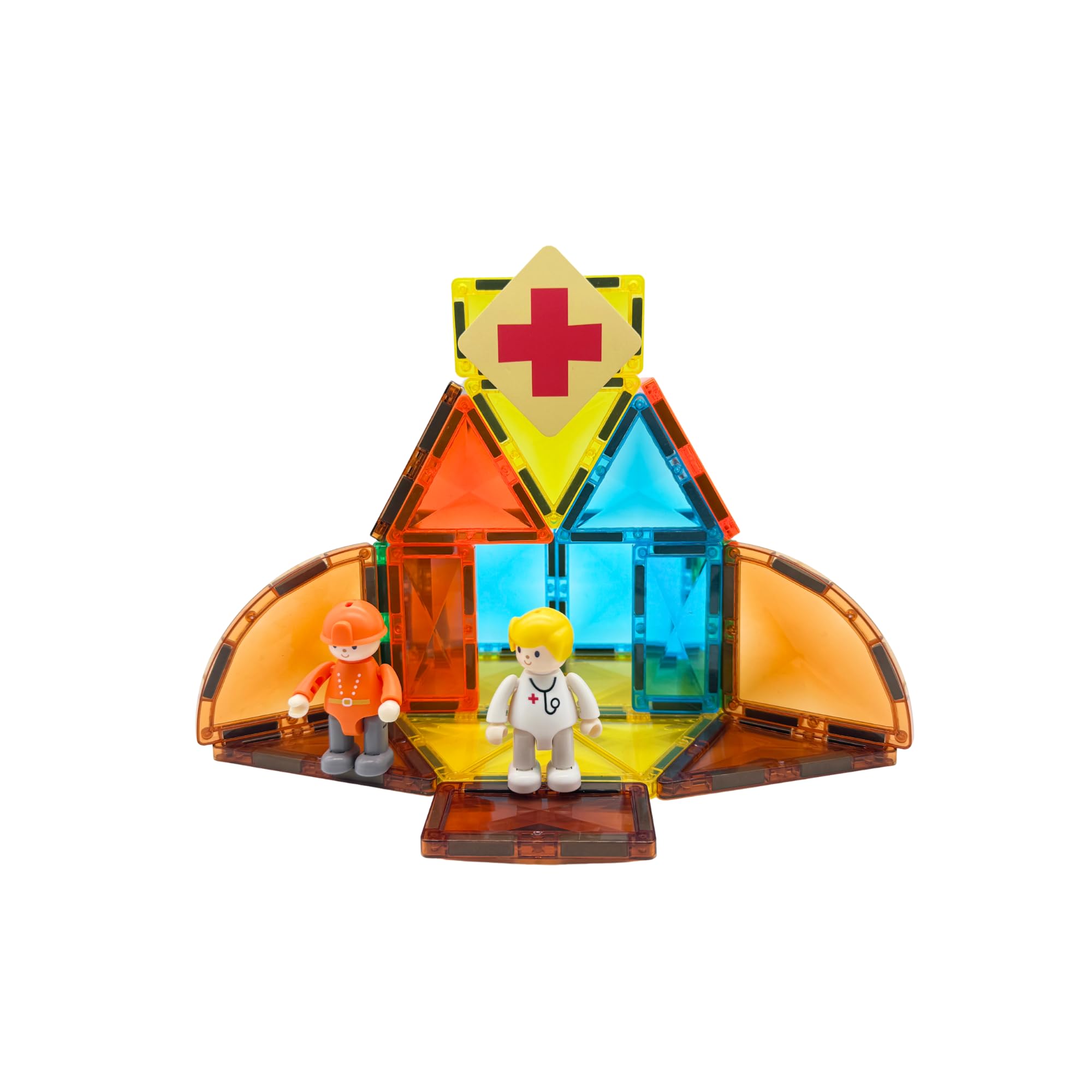 Mideer Mi primer kit magnético Héroes de la ciudad 33 piezas