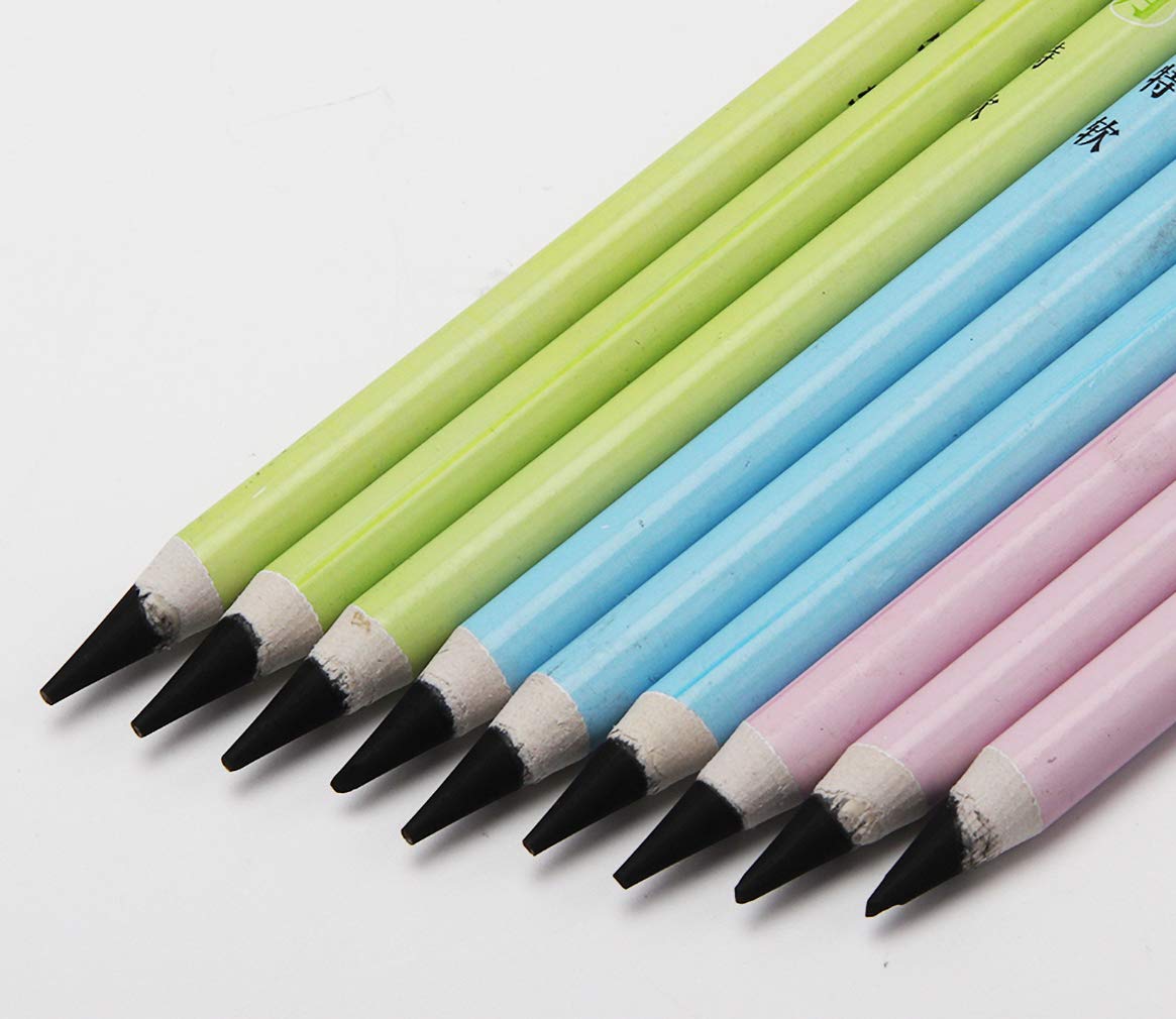 YYMIYU September Charcoal Pen Extra Soft Blue Sketch Sketch 10 HB Core Painting Tools