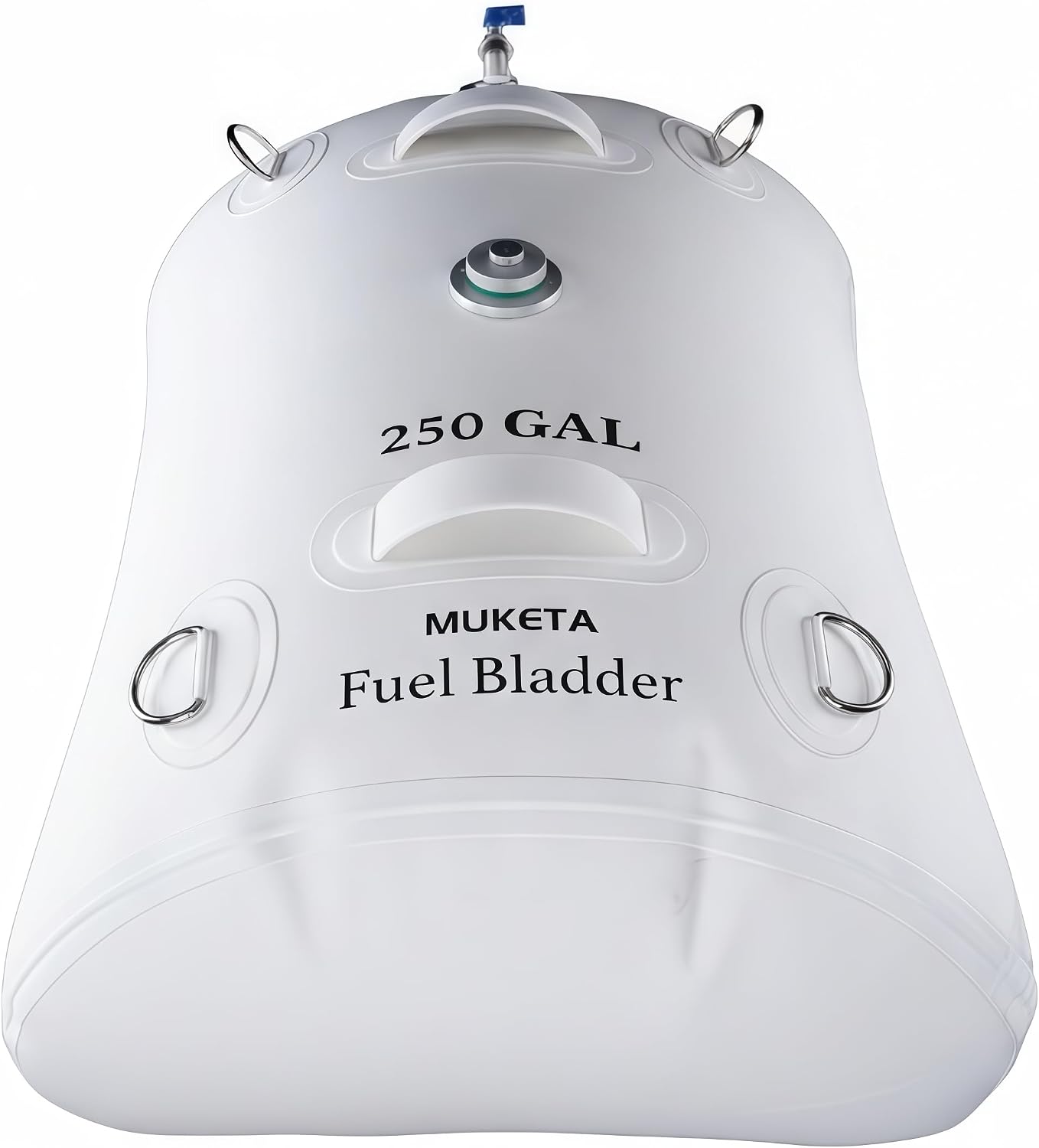 Marine Fuel Bladder for Boat Gas Diesel Fuel Emergency Tanks Auxiliary Fuel Bladder Kit for Extended Range Fishing, Yachting, Sailing, Ferrying, Cruising Trips (White, 250 Gallons)