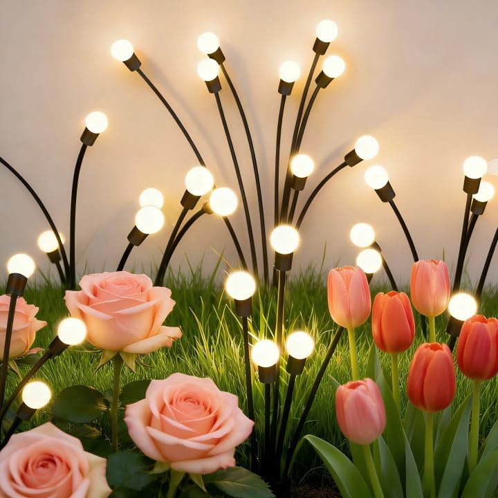 34% Off Solar Garden Lights - 2-Pack Waterproof LED Path Lights