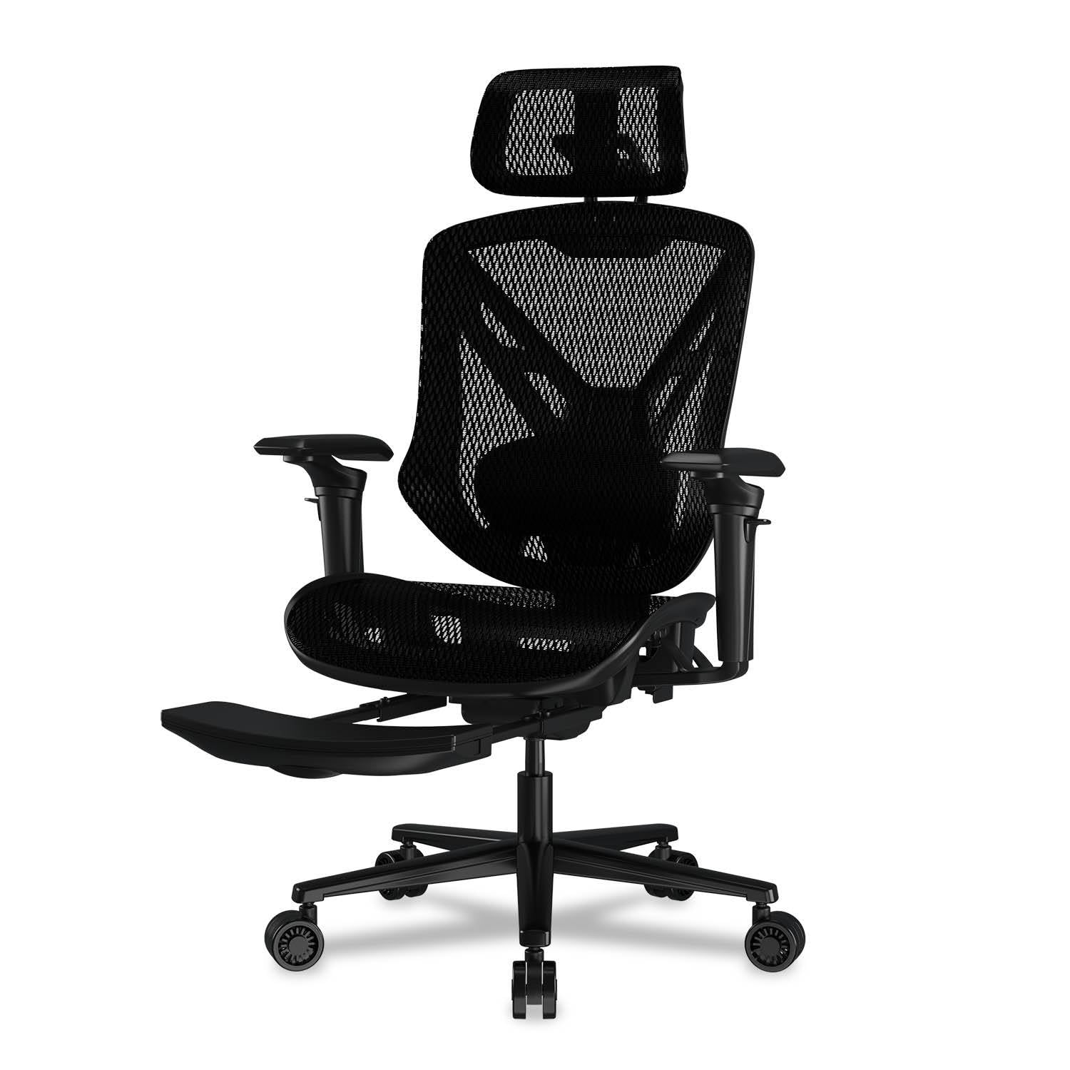 COUGAR Speeder Silla de juego ergonómica: tejido de malla de chenilla de, reposabrazos hiperrotación 3D, reposacabezas ajustable, respaldo ajustable, soporte lumbar, reposapiés