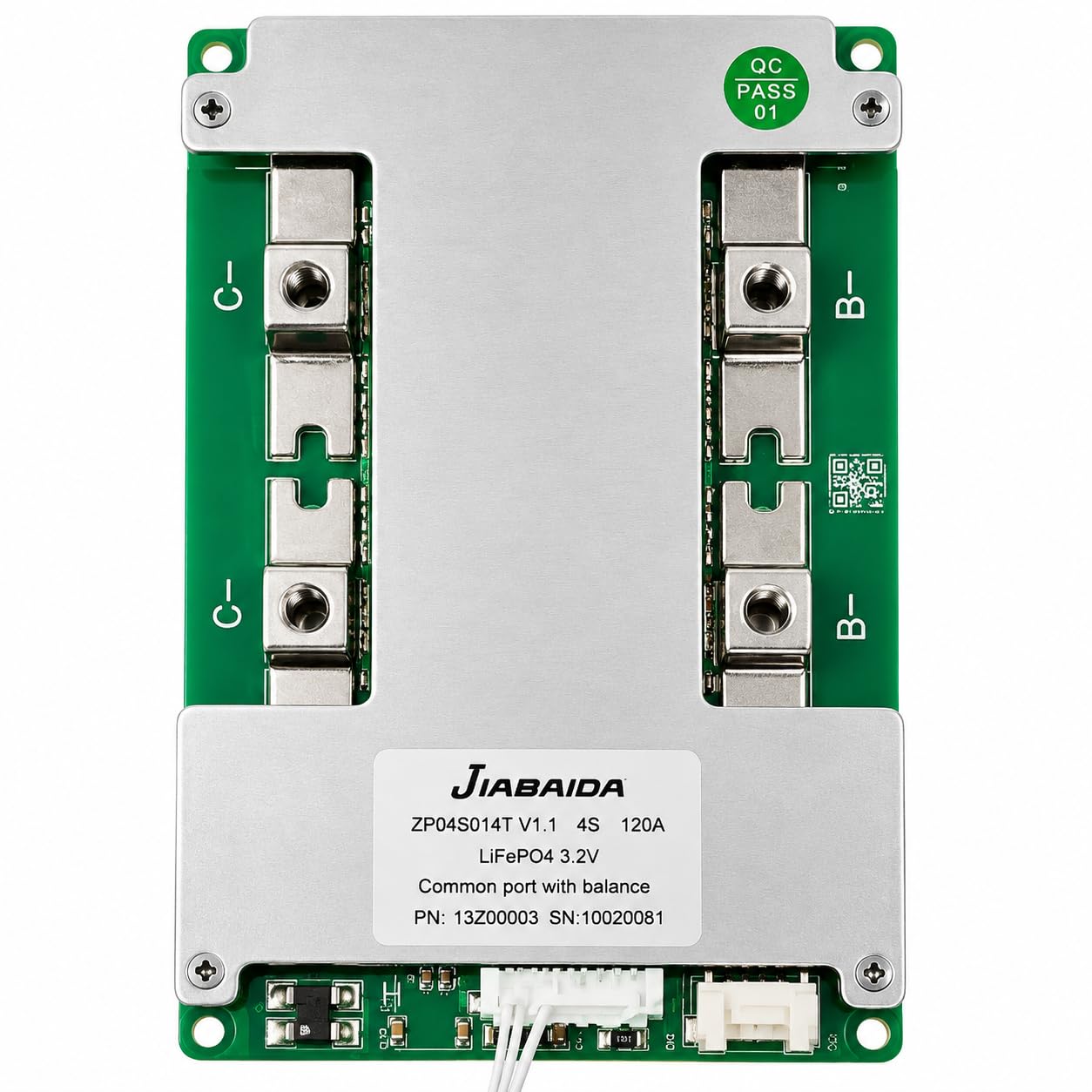 JBD Smart BMS LFP 4S 120A Battery Management System for 12.8V LiFePO4 | LiFePO4 Compatible, 4S Configuration, 120A Capacity, 12.8V Battery Packs, Smart BMS-image-7