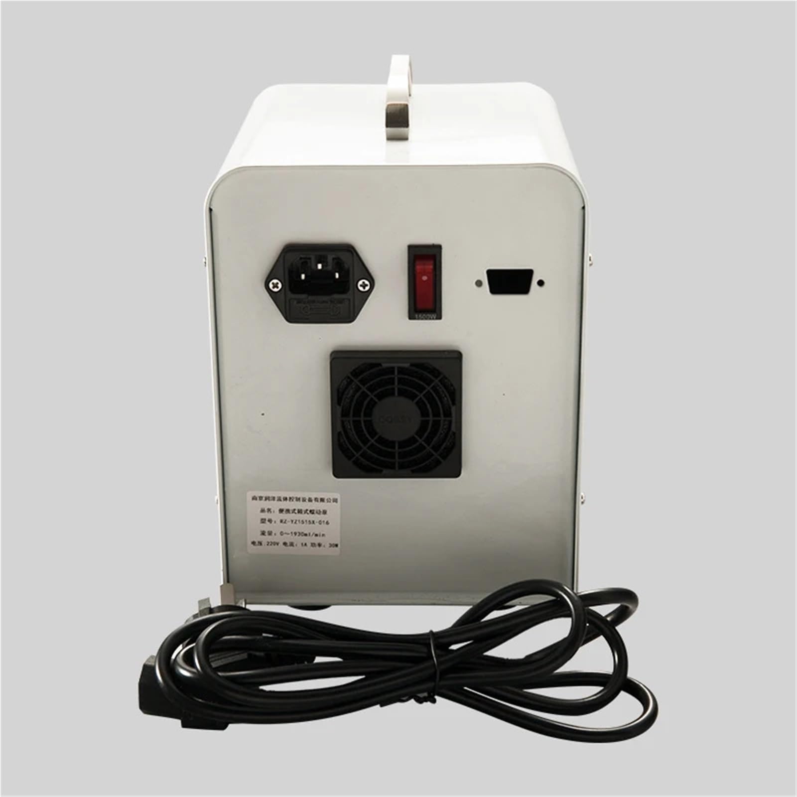 Bomba peristáltica dosificadora de cloro ajustable Análisis de laboratorio Dosificación química Motor paso a paso Impulsado Tubería fácil de alta precisión(YZ25 3 roller white)