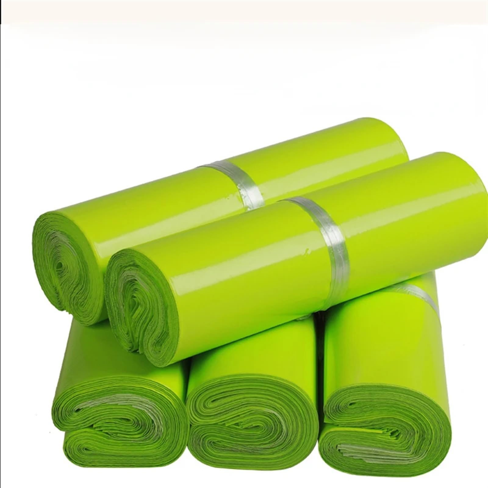 Buste Per Spedizioni 100 pz/lotto Bianco Corriere Busta Busta Espressa Borse contenitore Sacchetti Postali Sigillo Autoadesivo PE Sacchetto di Plastica Imballaggio di Spedizione(Yellow,25 35cm)