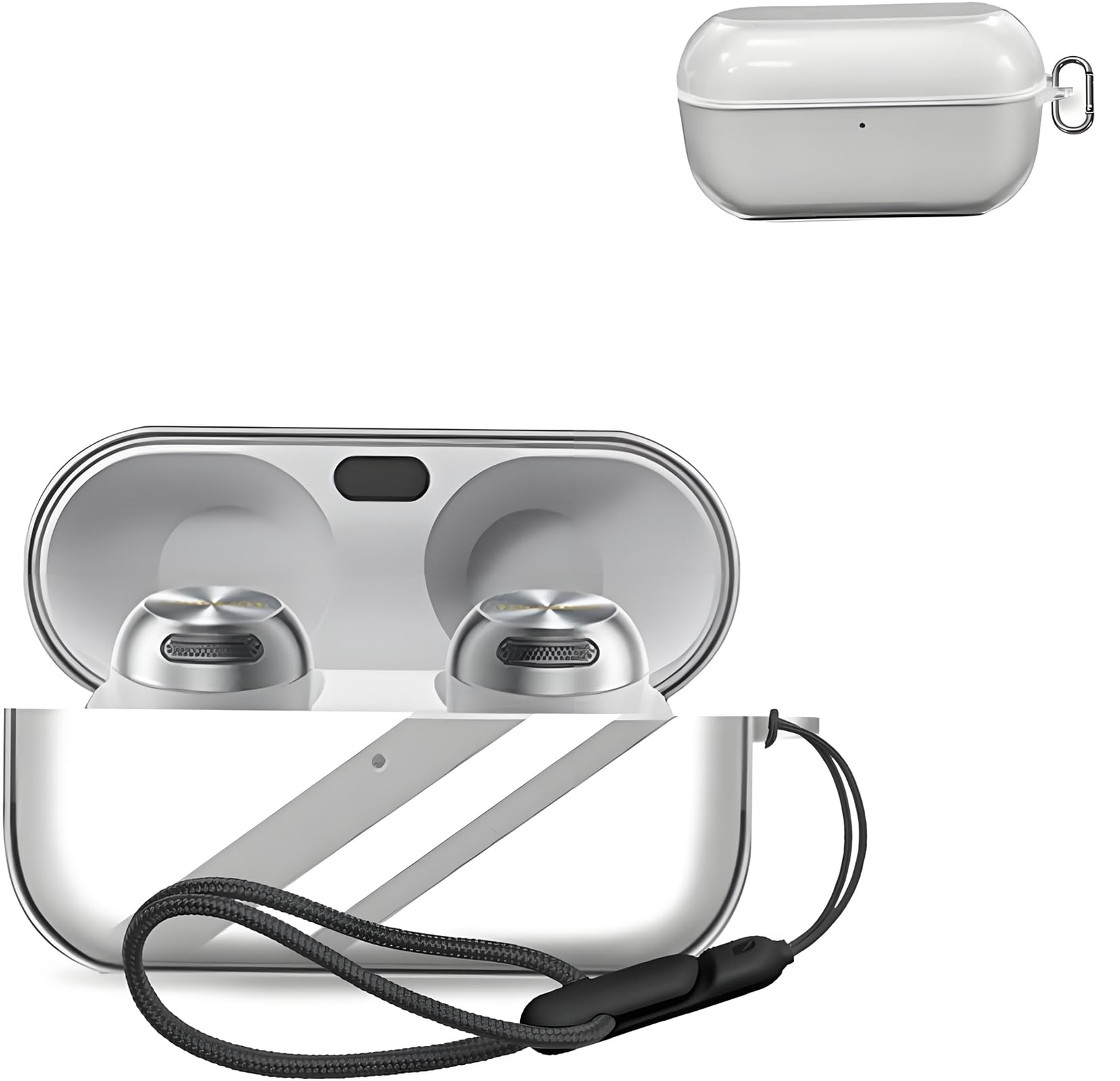 Amazon | Technics EAH-AZ100専用 ケース TPU素材 透明 全面保護