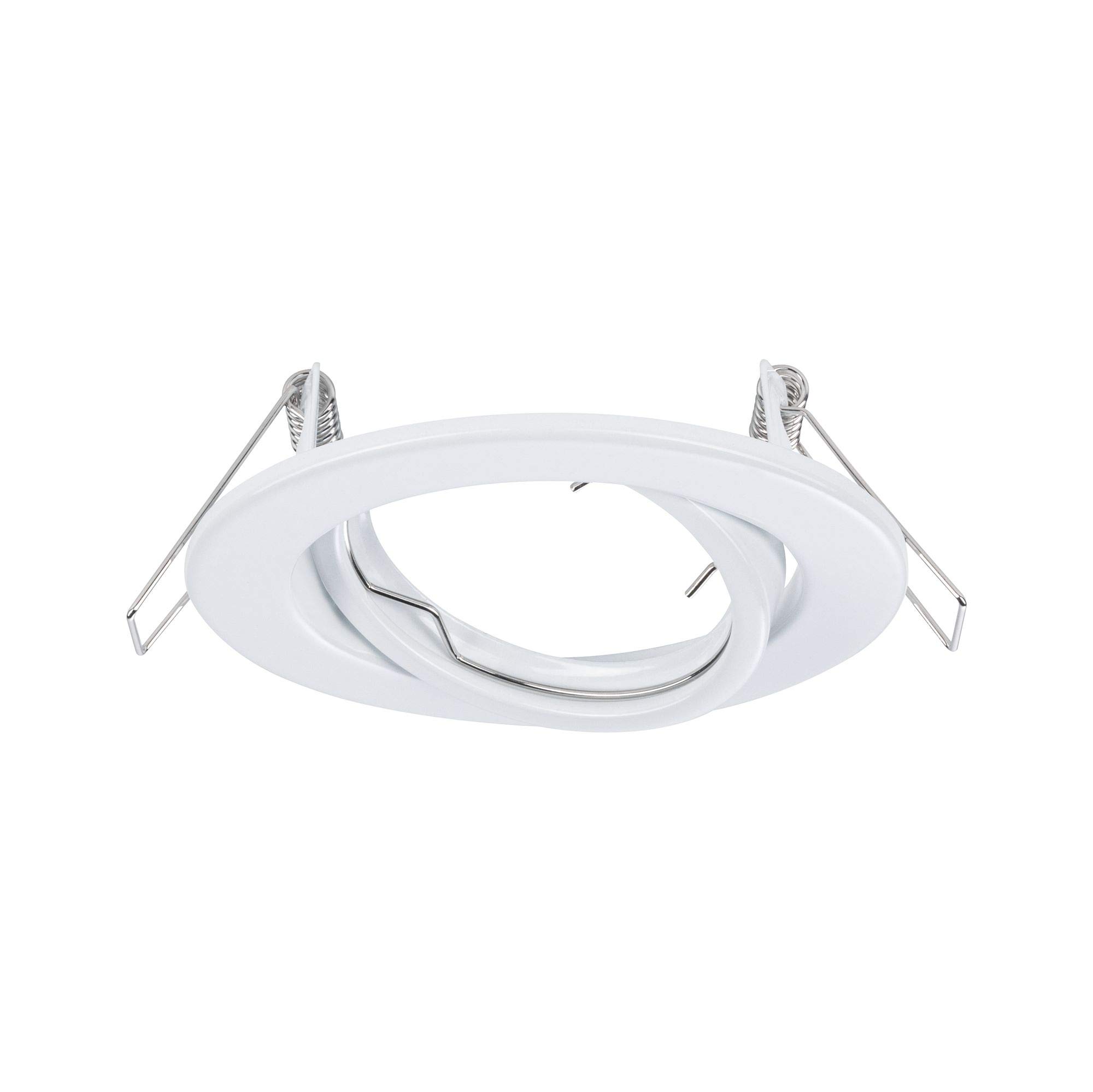 Paulmann 93390 recessed luminaire 3-Piece Set swivelling Round dimmable recessed Spotlight White spot Metal recessed lamp GU10 - Image 4