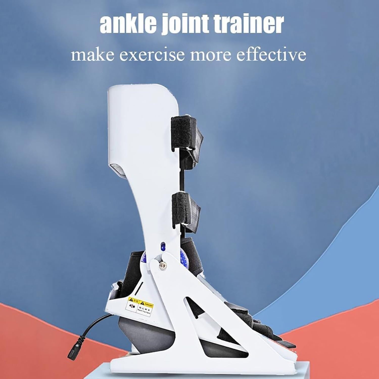 Electric Ankle Training Device, 9-Speed Angle Adjustable/Plantar Flexion (45°) + Dorsiflexion (50°), for Stiff Ankles/Foot Drop