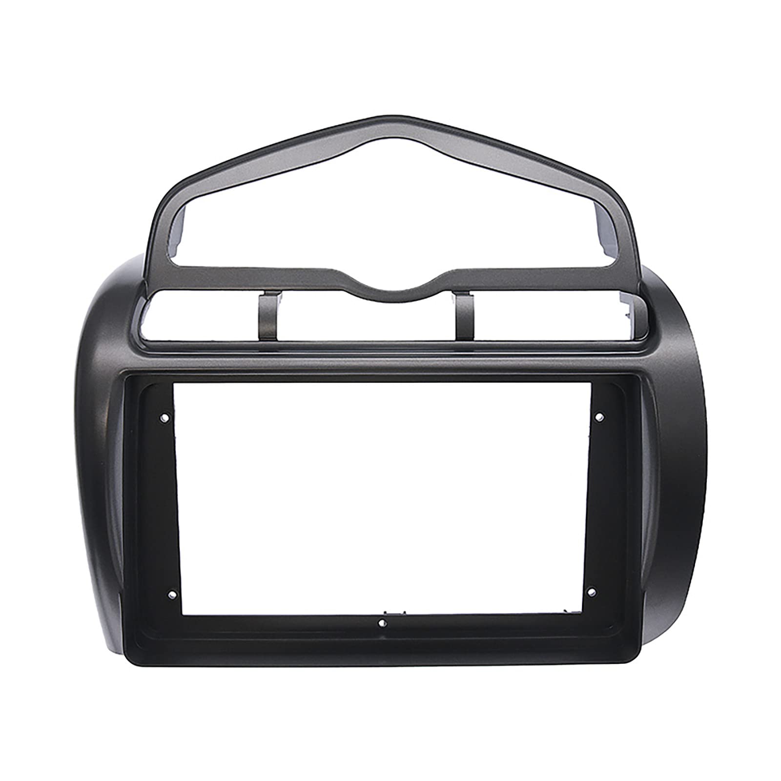 Adaptador de conexión de Audio para Marco de DVD de Coche de 9 Pulgadas Panel Facia para Honda Fit Jazz Auto AC Rueda Izquierda 2006 + Bisel de Reproductor de Radio DIN Doble
