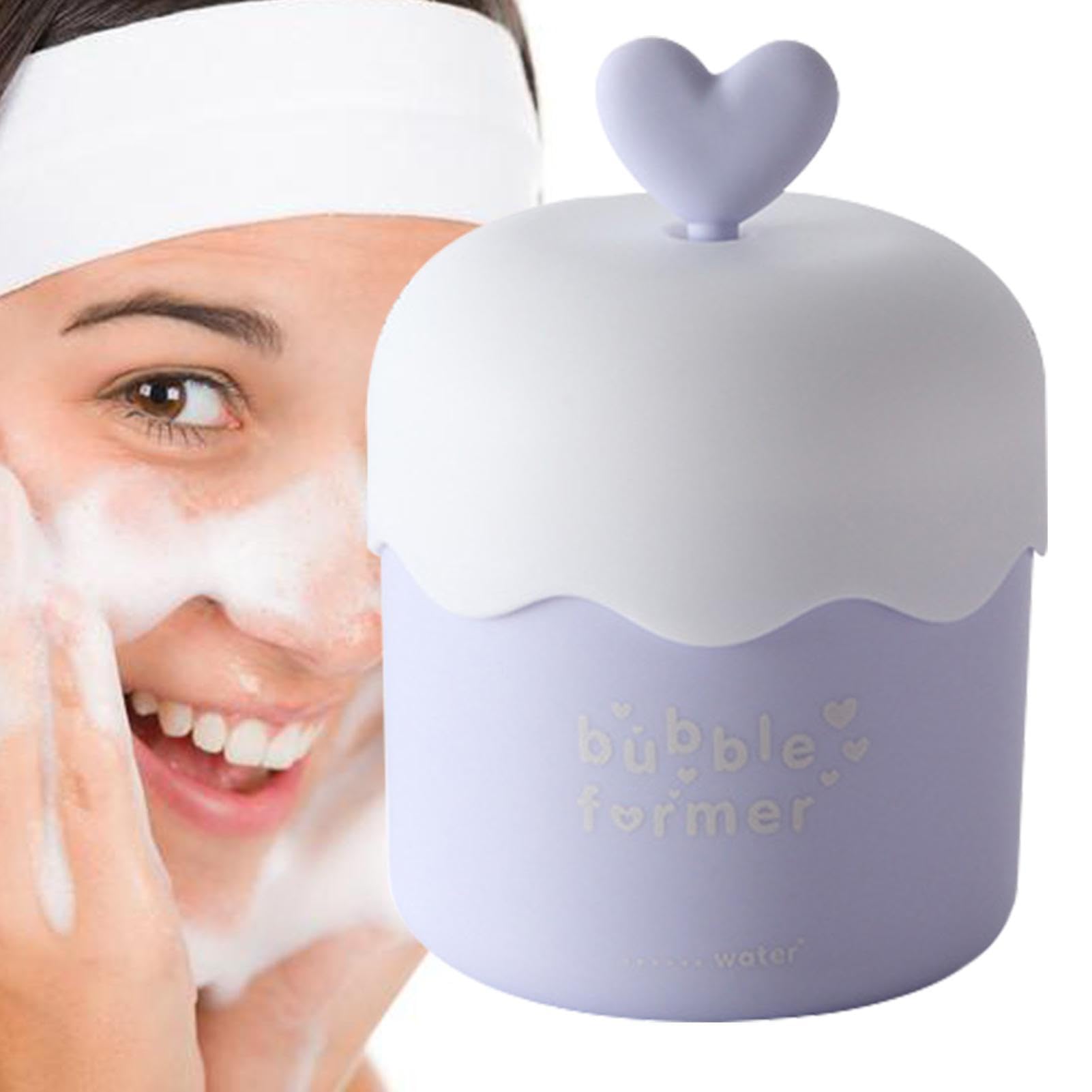 Produttore di fruste – Schiuma rimovibile PP Foamer Cup, Rich Lather Creator | Strumento portatile per la cura della pelle per una schiuma fine e delicata, frusta manuale per il lavaggio del viso per