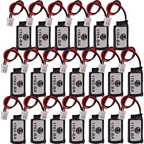 DCYNXC (20-Pieces) 3V PLC Backup Battery Replaces COMP-295 for Allen Bradley 1763-BA Micro 1100 Series Controller CR14250SE-AB Battery