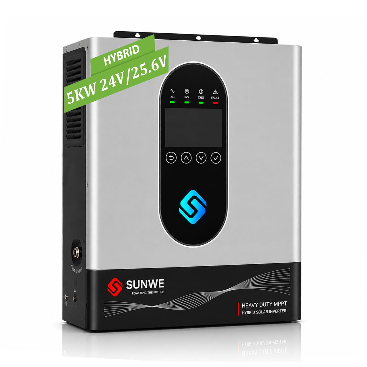 5KW Hybrid Solar Inverter - Batteryless & WiFi -1