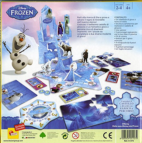 Il gioco dell'oca di Frozen fai da te