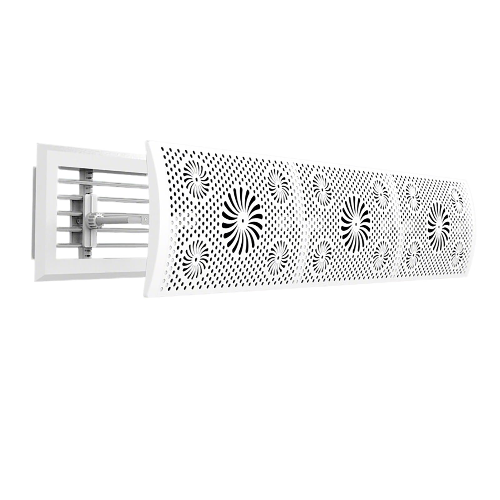 Air Vent Deflector Ceiling Universal, Air Conditioner Vent Deflectors for Home Ceiling, Patterned Micropores Split Airflow(90x20 cm/35.4x7.9 in)