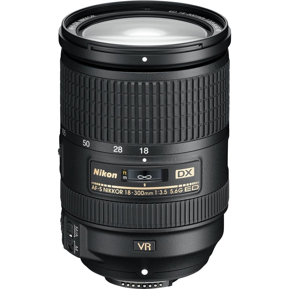 Nikon Obiettivo Nikkor AF-S DX 18-300 mm f/3.5-5.6G ED VR, Nero [Versione EU](Ricondizionato Certificato)