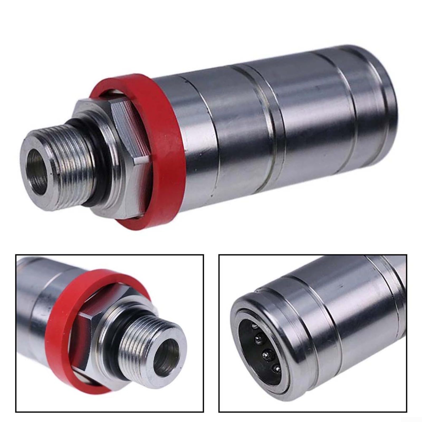 Attacco rapido idraulico femmina M22 x 1,5 per trattore 6120 6220 6320, per Massey 350 670, per Nuovo TN75 TN85, Acciaio 250 Bar