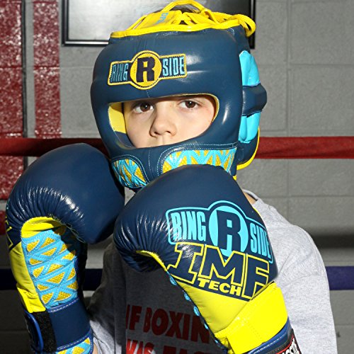 Image of Ringside Youth Deluxe Face Saver Boxing Muy Thai MMA Sparring Head Protection Kids Headgear