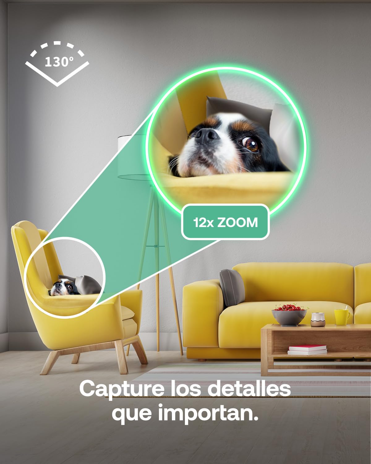 Arlo Essential 3 Indoor Camara Vigilancia Bebe/Mascotas HD, Sensor de Movimiento, Alarmas para Casa, Visión Nocturna, Prueba Secure Incluida, con Cubierta de Lente automática, 2 Cámaras, Blancas
