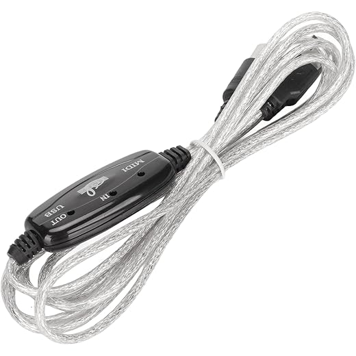 HAIBING USB MIDI Cable 2.2 Yards