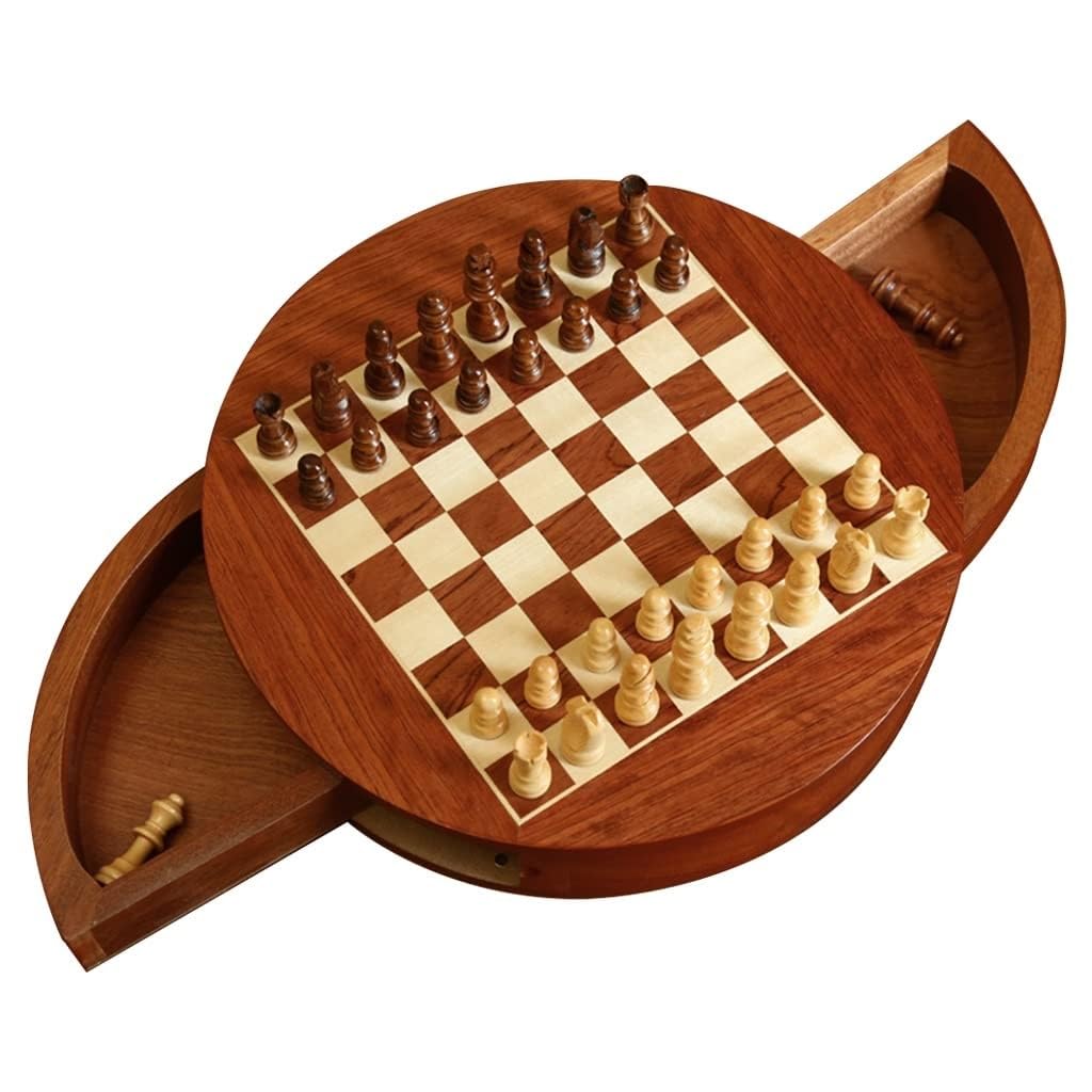 Juego de ajedrez magnético clásico, colección de Juegos Redondos Ajedrez