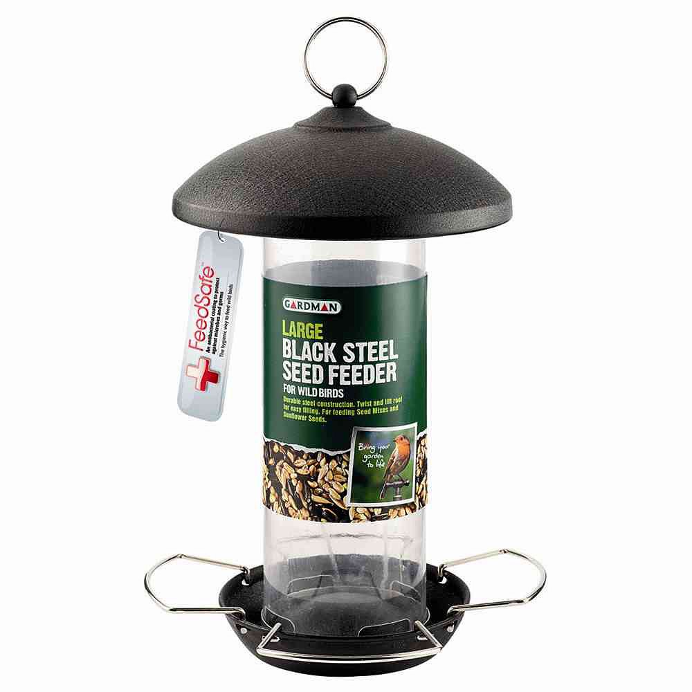 Colonne mangeoire VDG 27 cm avec perchoirs anti-gaspillage